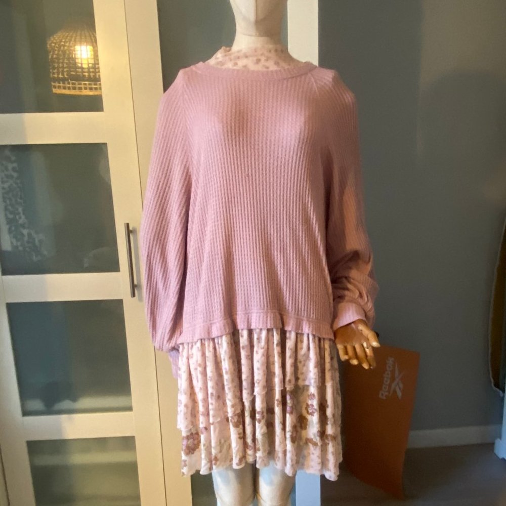 Free People Balloon Sleeve Dress